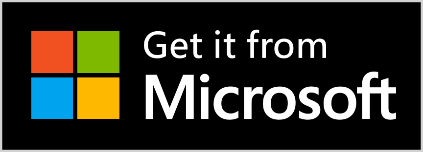 Get it on Microsoft Store banner