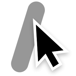 Modern scrollbar extension logo